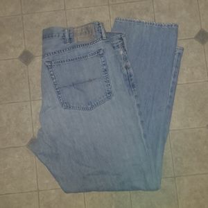 Ralph Lauren Polo Jeans Men's 40x30 Lightly Distressed Blue Pre Owned